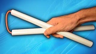 how to make nunchucks out of paper