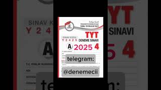 ÖZDEBİR TÜRKİYE GENELİ TYT 4. DENEME SINAVI CEVAP ANAHTARI 13-17 ŞUBAT Y2425 #türkiyegenelideneme