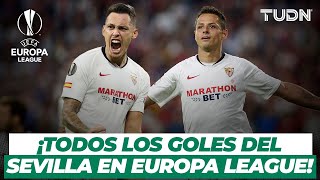 ¡TODOS los goles del Sevilla en la Europa League 2019/20 | TUDN