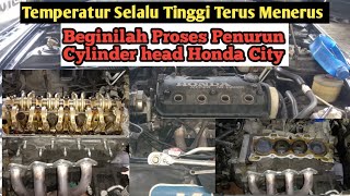 TURUN CYLINDER HEAD HONDA CITY