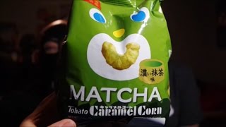 Tohato Matcha Caramel Corn Review!