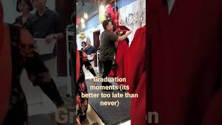 graduation moment(its better too late than never)#beta #short #viral #graduation