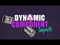 Use inputs to pass data to dynamically created Angular components
