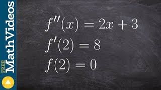 Determine the paticular solution of integration