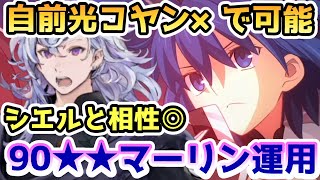 【FGO】マーリンいれば自前の光コヤンが無くてもいけちゃう！90★★シエルマーリン運用【ゆっくり】