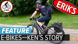 Ken's Incredible Amazing Electric Bike Story / Commuting to Work on an Ebike / Ebikes and Exercise