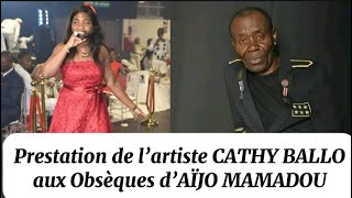 Veillée artistique Aïjo Mamadou : prestation de l’artiste Cathy Ballo