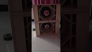 Test speaker ACR C-630-WH di box PARATHEL                #miniatursoundsystem #6inch #parathel