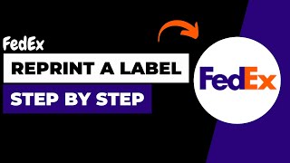 Fedex - How to Reprint Label !