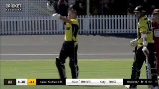 Watch all 23 sixes in Short's record knock