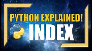 How to use the INDEX Function in Python!