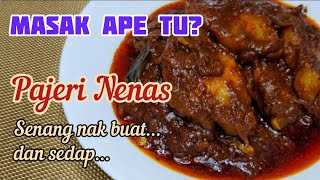 Resepi Pajeri Nenas KUAH PEKAT | mudah dan sedap