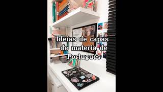 idéias de capas de português