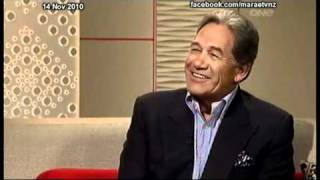 We talk to Winston Peters and his view on all things Maori and more Marae Investigates 14 Nov 2010