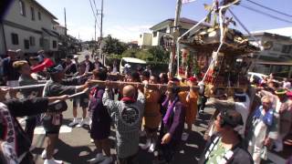 平成27年 平塚市 中原 日枝神社★例大祭★本社神輿渡御 。