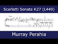 Domenico Scarlatti - Sonata in B minor K27 (Murray Perahia)