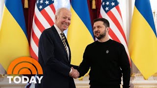 Biden visits Ukraine: ‘We’re with you as long as it takes’