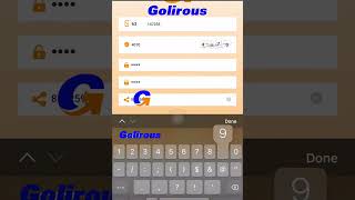 Golirous | how to register