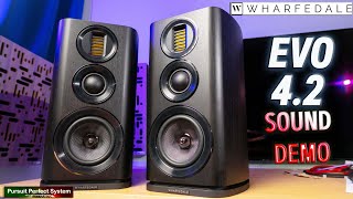 Wharfedale EVO 4.2 HiFi Speakers SOUND DEMO REVIEW Speaker Group Mega Test 1 / 9