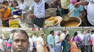 Annathanam in Chennai Central.சென்னையில்   அண்ணதானம்