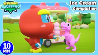 Learn Color \u0026 Number with Ice Cream🍦🍨 | GoGoDino Babyland Best Food Compilation 3 | Kids Education