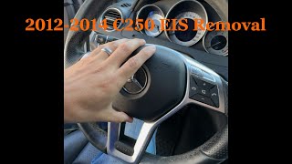 2012-2014 Mercedes C300 C250 EIS Removal DIY Tutorial. Electronic Steering Lock ESL Failed?