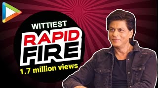 Shah Rukh Khan: “Salman-Aamir, Yaaron ke Yaar” | RAPID FIRE | Zero
