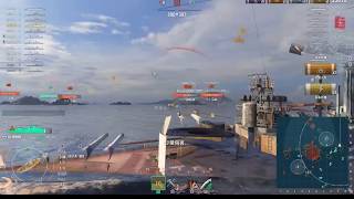 World of Warships 獵戶座處女航,恩~這個點火率有點666...