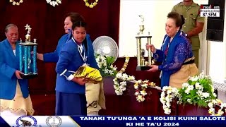 Kolisi Kuini Salote 💙 Queen Salote College Graduation & Prize Giving Ceremony 🇹🇴 Kingdom of Tonga