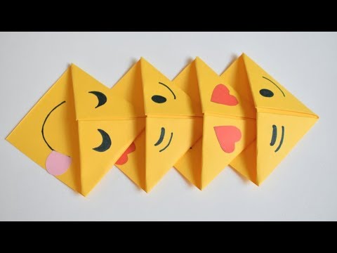 Easy Emoji Corner Bookmarks | DIY | How to Easy Emoji Corner Bookmarks | DIY | How to