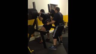 Vytautas Lalas - 360 kg raw squat..