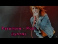 Paramore - Pool (lyrics)