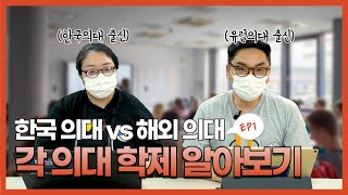 한국 의대 vs 해외 의대 차이점 1편 : 각 의대의 학제 알아보기