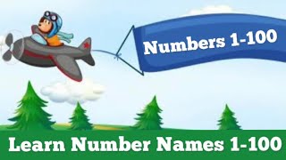 Number names 1-100 / Spelling of Numbers/ Learn number names from one to hundred
