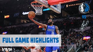 Kyrie Irving (28 points) Highlights vs. San Antonio Spurs | 3/19/24