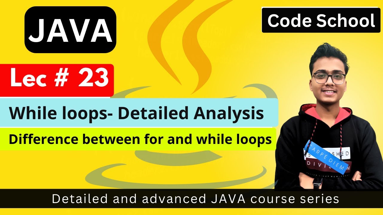 While Loops In Java Java Full Course In Hindi Java Tutorial 23