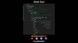 Shell Sort Code in Python | Sorting Algorithms | Python Coding Tutorial | Python Coding Interview