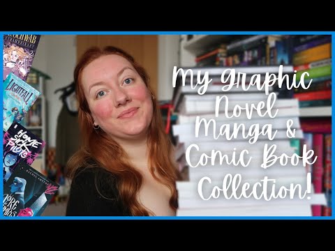 My collection of graphic novels, manga and comics