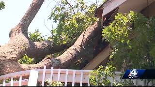 Cleanup underway after severe storms hit Pickens County