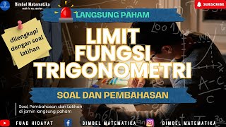 10 SOAL DAN PEMBAHASAN  LIMIT FUNGSI TRIGONOMETRI - MATEMATIKA PEMINATAN KELAS XII