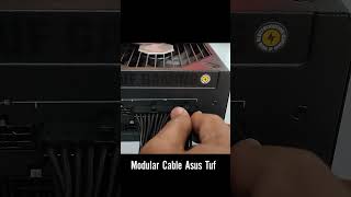 How to install fully modular PSU - Asus Tuf Gaming 750 #twovideo #tutorial #modularpsu