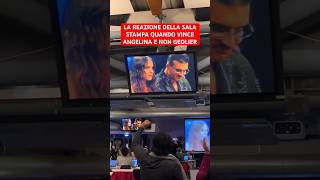 Vince Angelina e non #Geolier: la reazione della sala stampa a #Sanremo 😱🥵