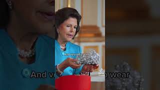 Queen Silvia and the Braganza tiara #shorts #queen #royal #short