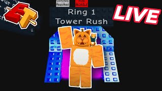 🔴ROBLOX LIVE🔴EToH - RING 1 TOWER RUSH [13 TOWERS]