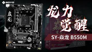 Soyo Monarch Dragon Amd B550m Gaming Motherboard Usb3 1 M 2 Nvme Sata3 Supports R5 3600 Cpu am4 Sock