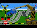 やっぱコンパクトなふみきり Various Railroad Crossing and train.　railway level crossover. 踏切 踏み切り 電車 ふみきり アニメ 列車