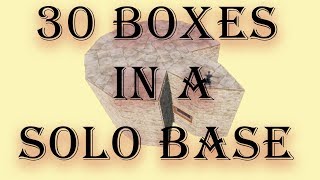 30 BOXes in a Solo Base I Rust Base Design Tutorial I Building 3