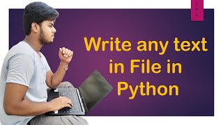 29. Write any text in file using by Python