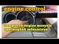 Lampu cek engine menyala saat mesin hidup, apa yang harus dilakukan