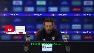 Conferenza stampa Di Francesco pre Cagliari-Benevento